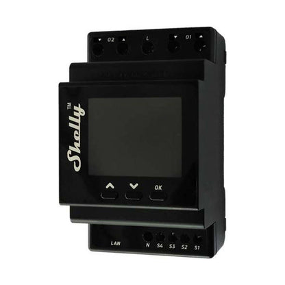 Shelly Pro Dual Cover PM DIN Rail Dual Controller, WiFi (Power measurement)
