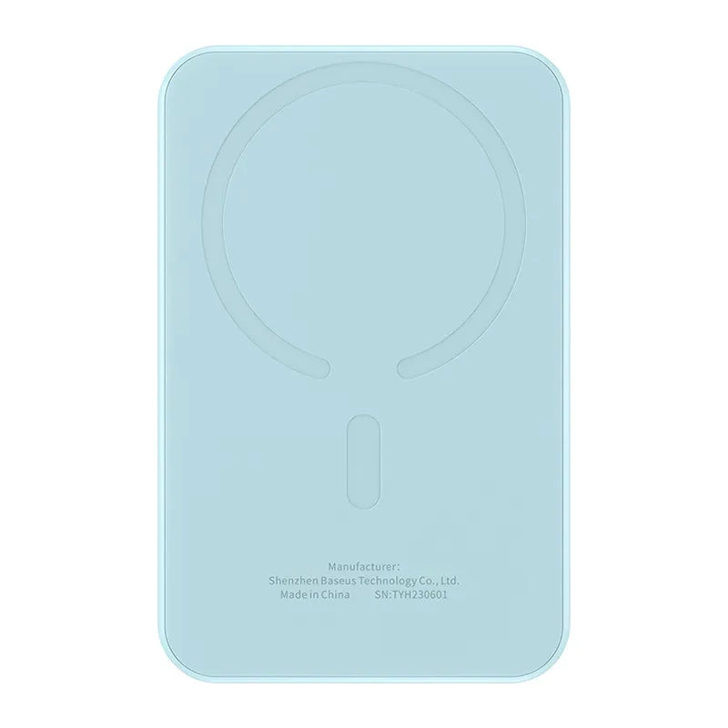 Magnetic Mini Powerbank Baseus 5000mAh, USB-C 20W (blue)