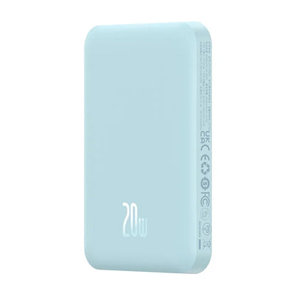 Magnetic Mini Powerbank Baseus 5000mAh, USB-C 20W (blue)