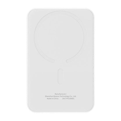 Magnetic Mini Powerbank Baseus 5000mAh, USB-C 20W (white)