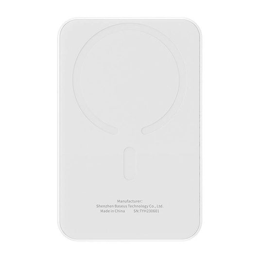 Magnetic Mini Powerbank Baseus 5000mAh, USB-C 20W (white)
