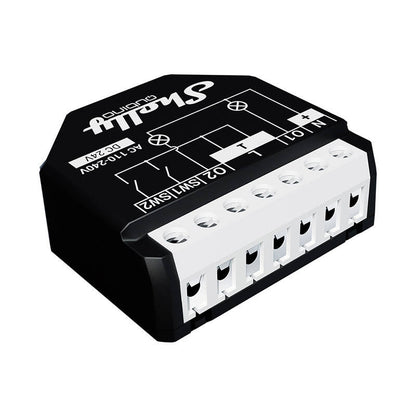 Shelly Qubino Wave2PM Controller, 2-channel, Z-Wave (Power measurement)
