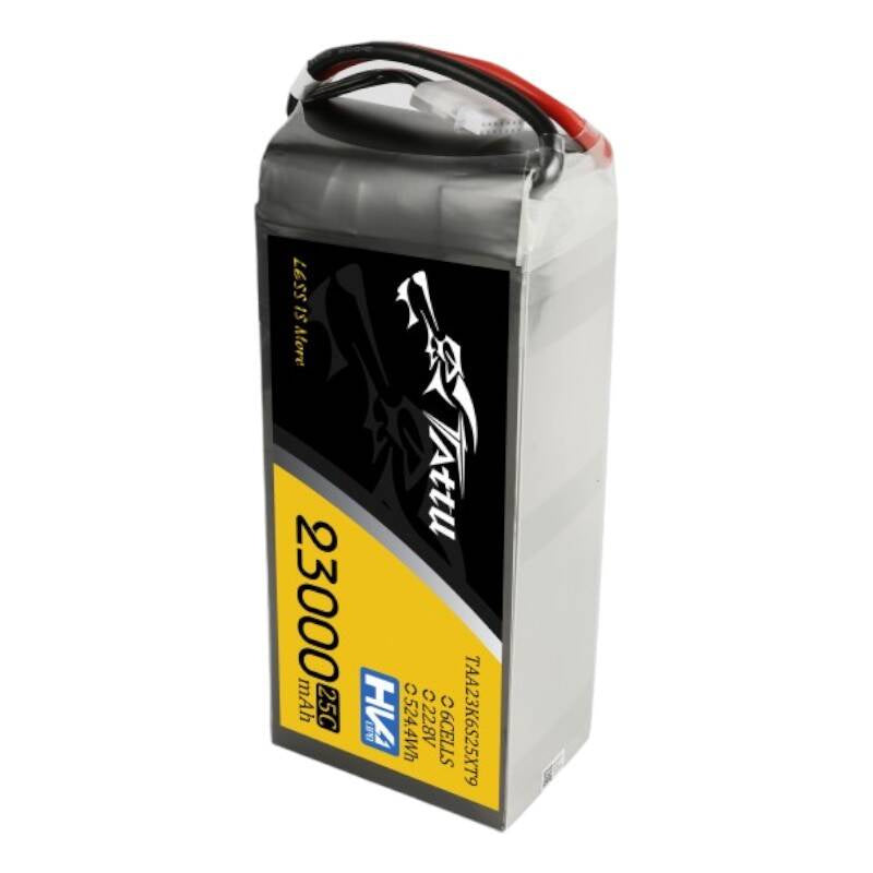 Tattu 23000mAh 22.8V 25C 6S1P Lipo Battery Pack With XT90-S
