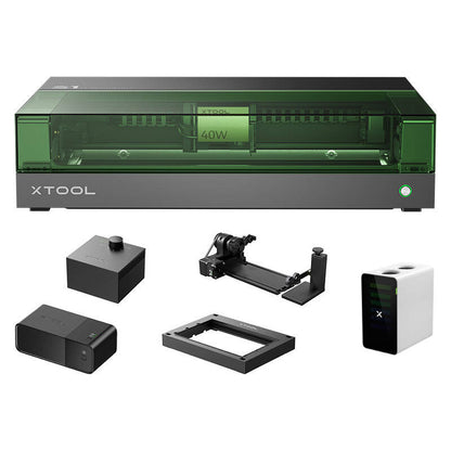 Laser Engraver 2-in-1 xTool S1 40W - All-in-One Kit (Black)