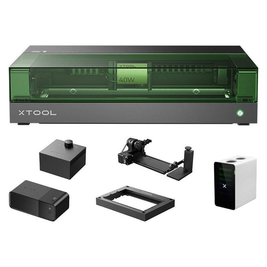 Laser Engraver 2-in-1 xTool S1 40W - All-in-One Kit (Black)