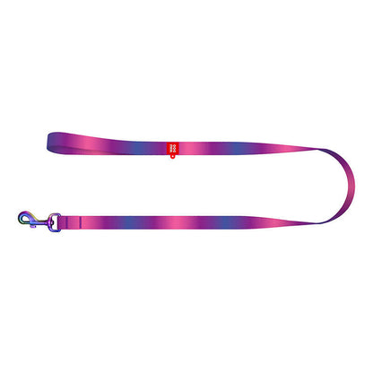 WAUDOG gradient nylon dog leash, length 122cm, purple