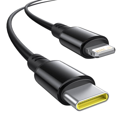 60W Baseus USB-C car charger + Lightning cable (Black)