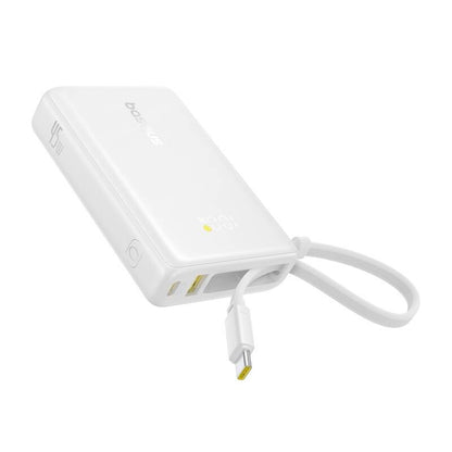 Powerbank Baseus PicoGo Digital Display 10000mAh 45W (biały)