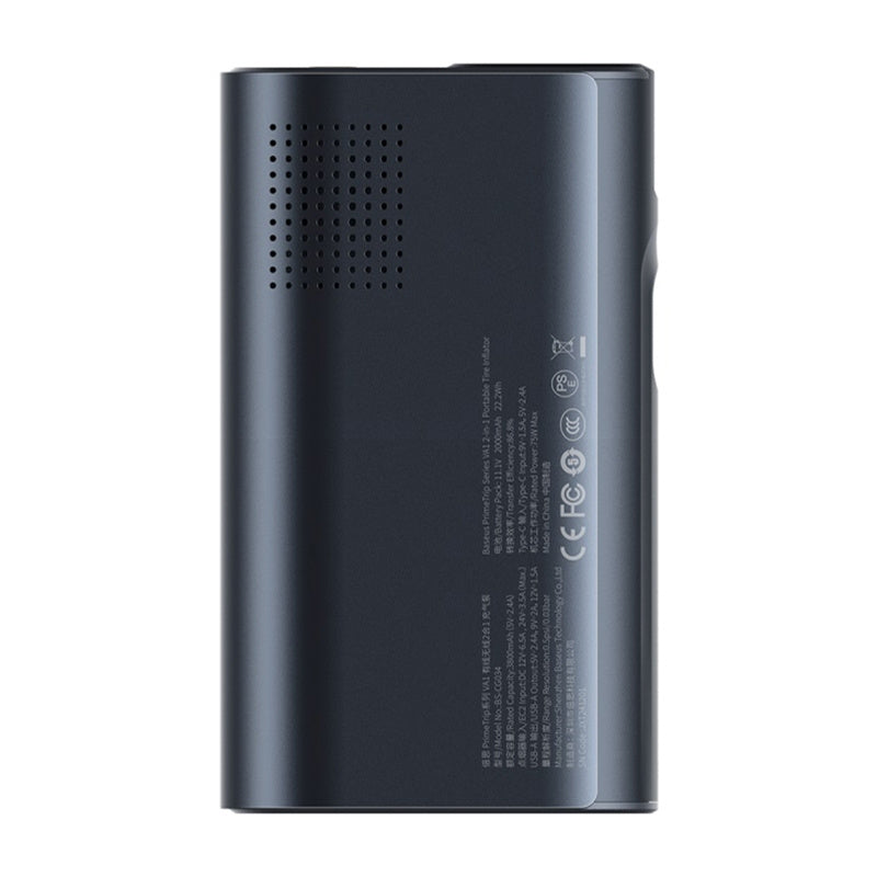 Baseus PrimeTrip VA1 2-in-1 pump with flashlight black