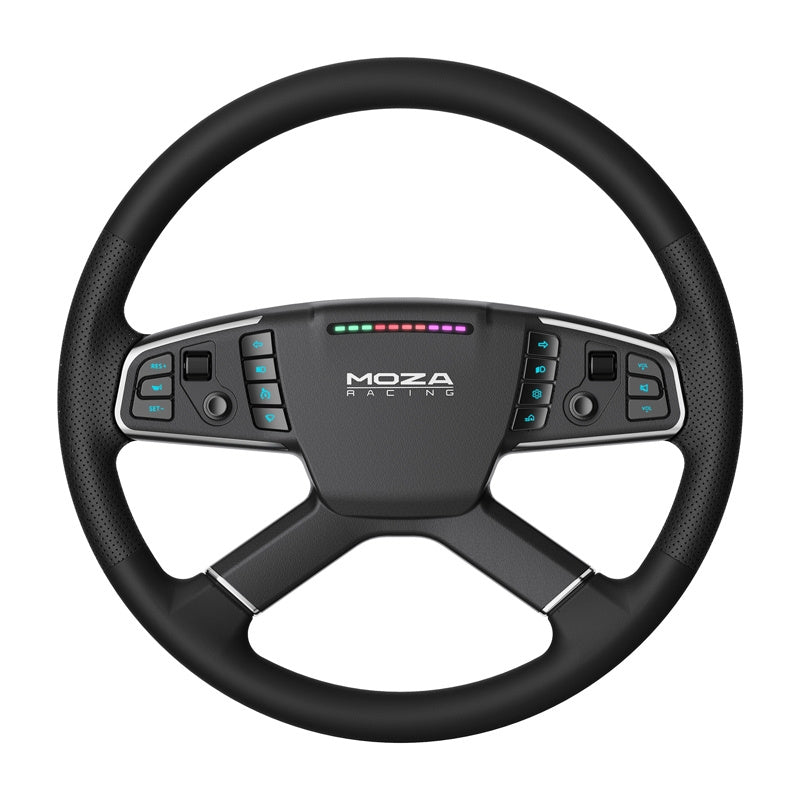 Gaming set - R5 base + TSW truck steering wheel + SRP-Lite pedals + Moza Racing RS071 clamps (PC)