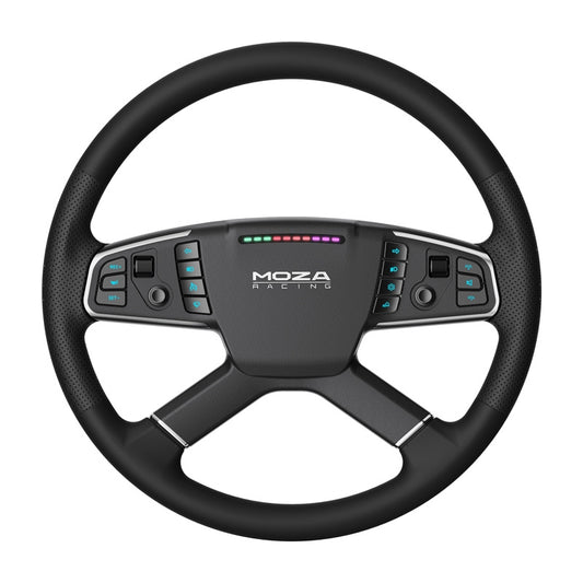 Gaming set - R5 base + TSW truck steering wheel + SRP-Lite pedals + Moza Racing RS071 clamps (PC)