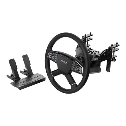 Gaming set - R5 base + TSW truck steering wheel + SRP-Lite pedals + Moza Racing RS071 clamps (PC)