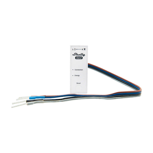 Shelly 3EM-63W Gen3 1/3-channel WiFi energy meter (wired model)