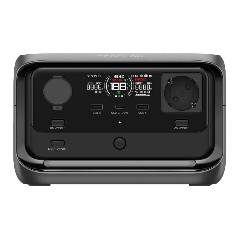 Set: EcoFlow River 3 Plus power station + 220W photovoltaic panel.