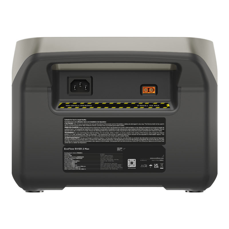 Set: EcoFlow River 2 Max power station + 160W photovoltaic panel.