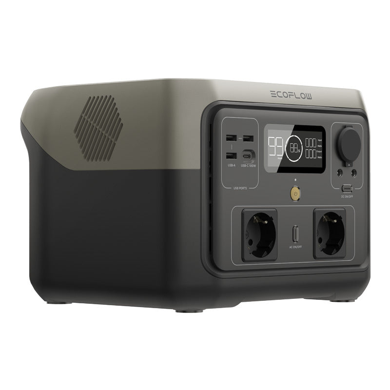 Set: EcoFlow River 2 Max power station + 160W photovoltaic panel.