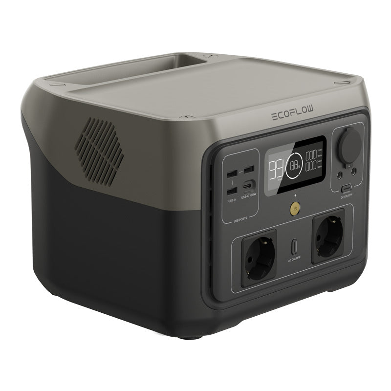 Set: EcoFlow River 2 Max power station + 160W photovoltaic panel.