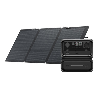 Set: EcoFlow River 3 Max power station + 160W photovoltaic panel.