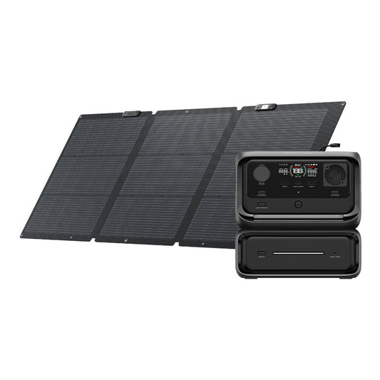 Set: EcoFlow River 3 Max power station + 160W photovoltaic panel.