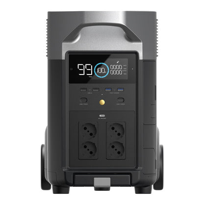 Set: EcoFlow Delta Pro power station + 2x 400W photovoltaic panel.