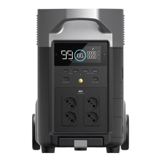 Set: EcoFlow Delta Pro power station + 2x 400W photovoltaic panel.