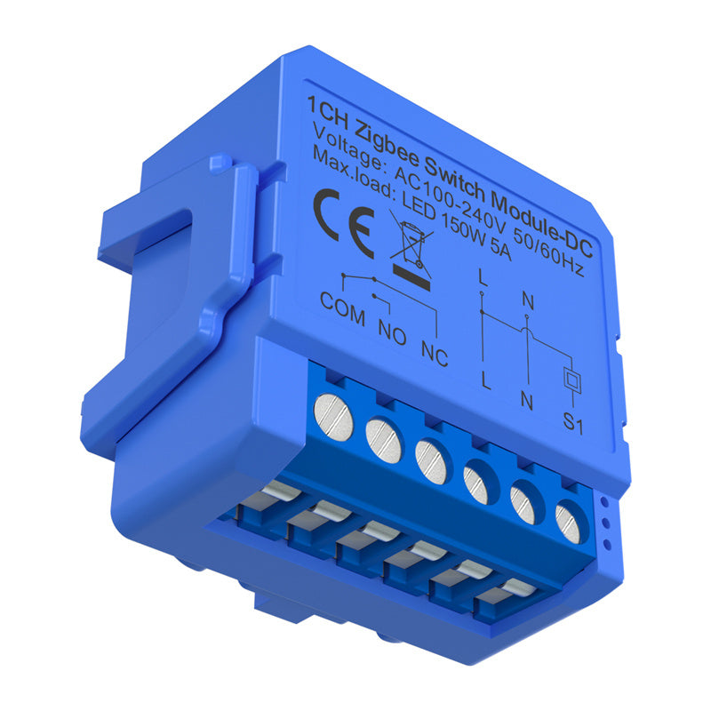 1-channel ZigBee switch module with voltage-free contact Avatto ZWSM16-DC32V-1