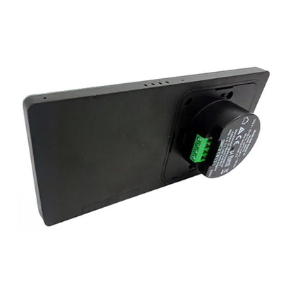 Dual Control Panel Shelly Wall Display X2 WiFi/BLU (black) + BLU H&T