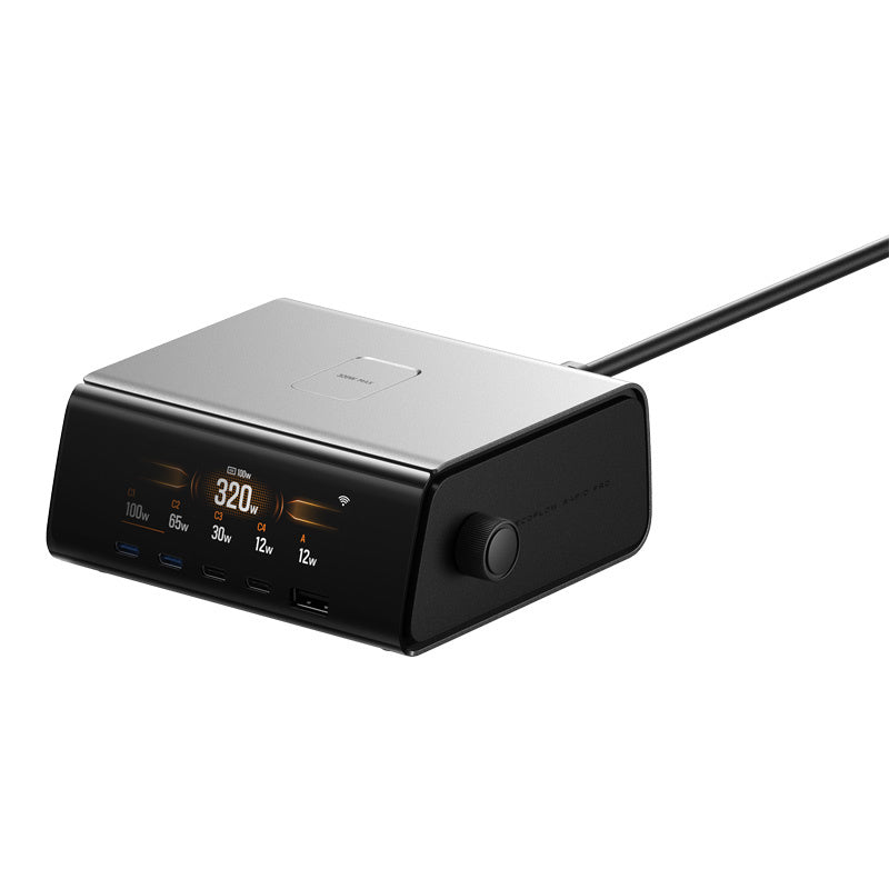 EcoFlow RAPID Pro 320W docking station, 4xUSB-C, 1xUSB-A, GaN