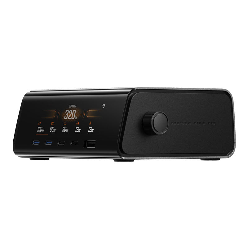 EcoFlow RAPID Pro 320W docking station, 4xUSB-C, 1xUSB-A, GaN