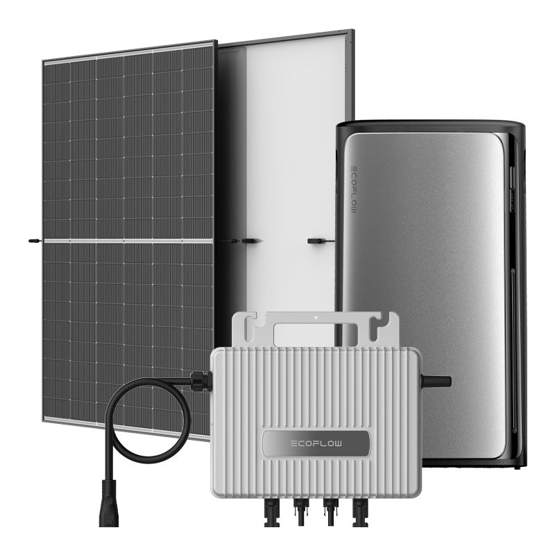 Balcony photovoltaic with energy storage 1.92kWh EcoFlow STREAM AC Pro 1020W.
