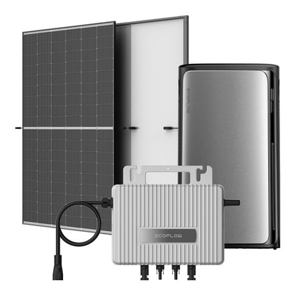 Balcony photovoltaic with energy storage 1.92kWh EcoFlow STREAM AC Pro 1020W.