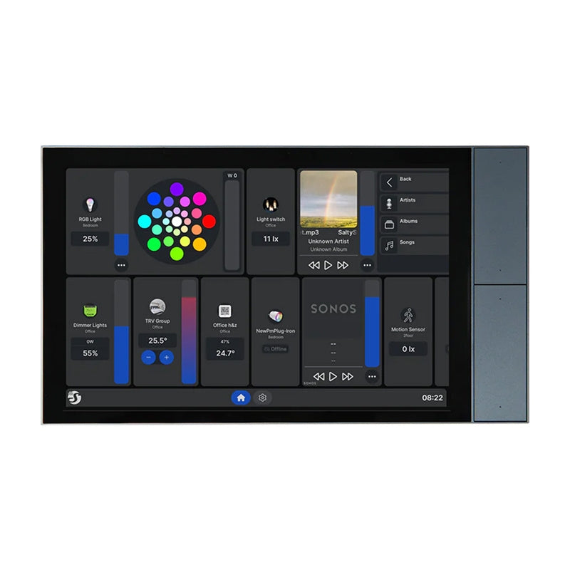 Panel sterowania 10.1” Shelly Wall Display XL WiFi/BLU (szary)