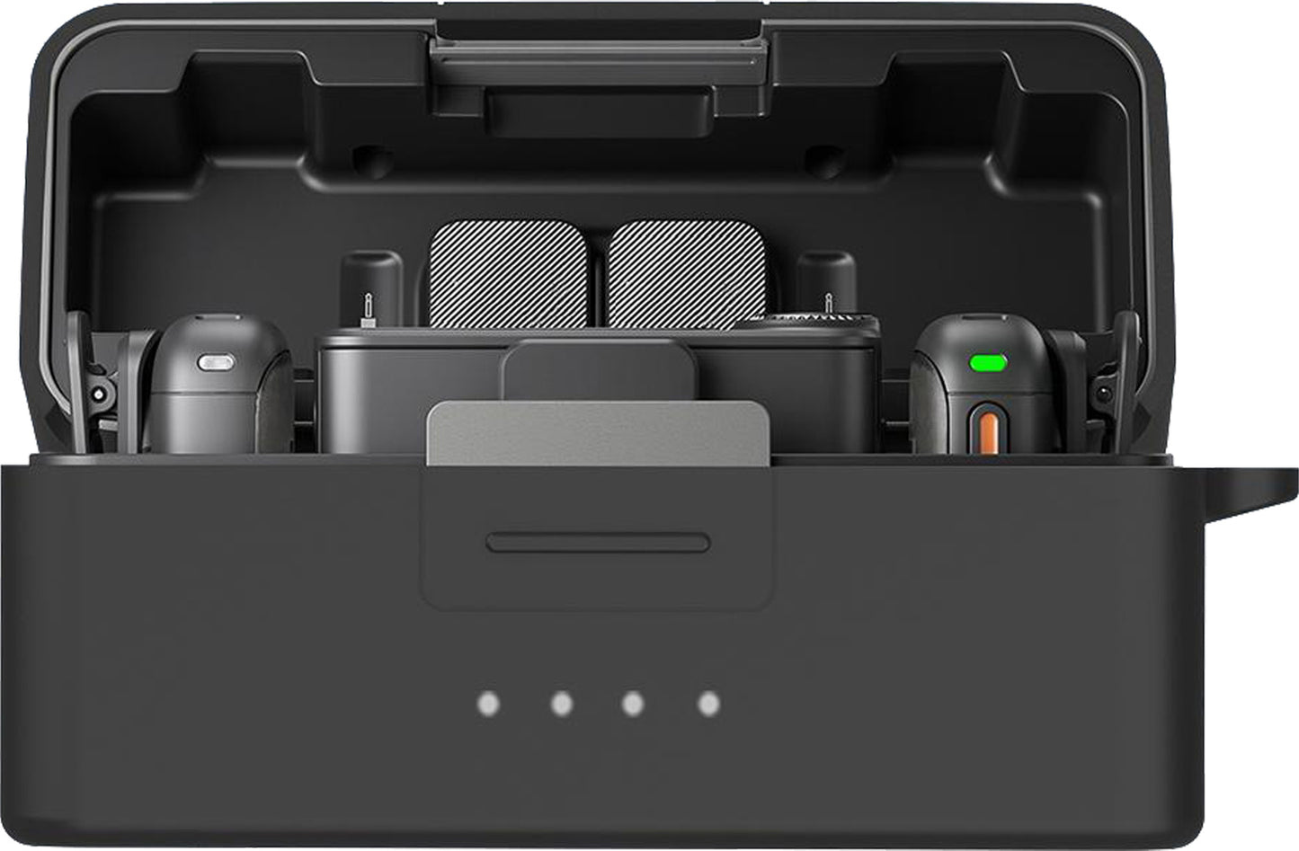 PULUZ Silicone Charging Case Protective Cover for DJI Mic 3 (Black)