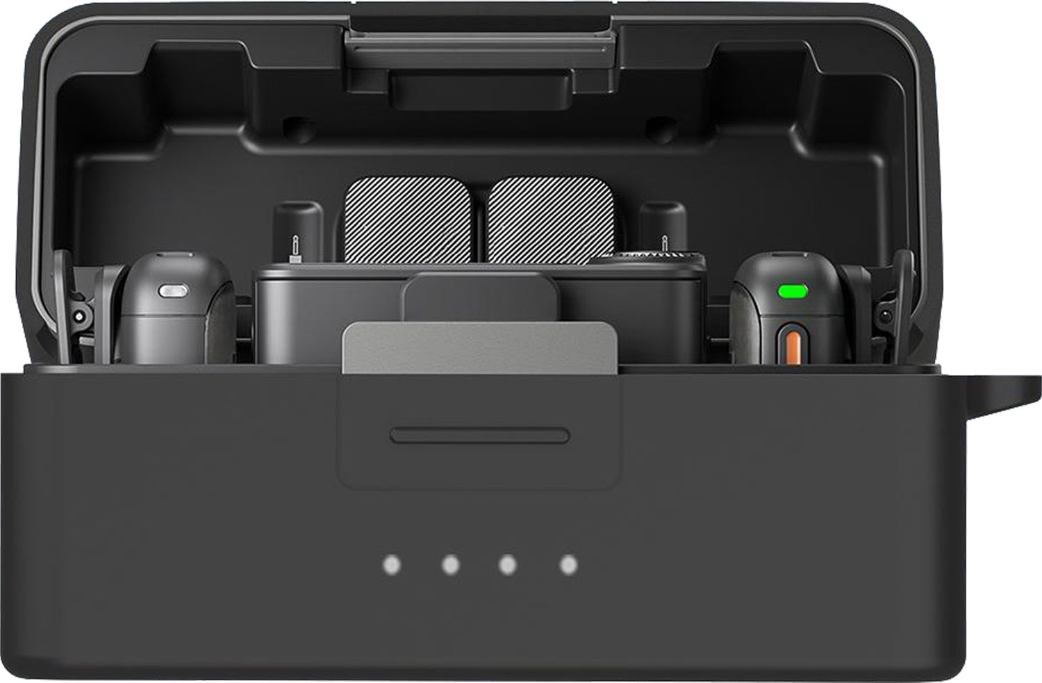 PULUZ Silicone Charging Case Protective Cover for DJI Mic 3 (Black)