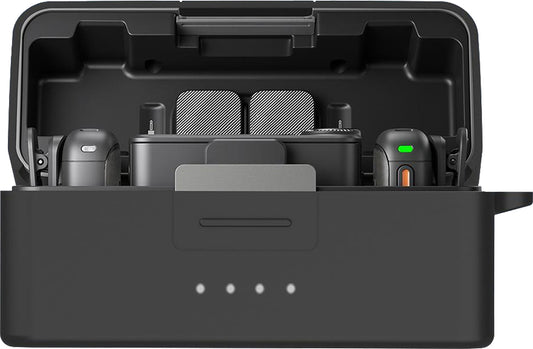 PULUZ Silicone Charging Case Protective Cover for DJI Mic 3 (Black)
