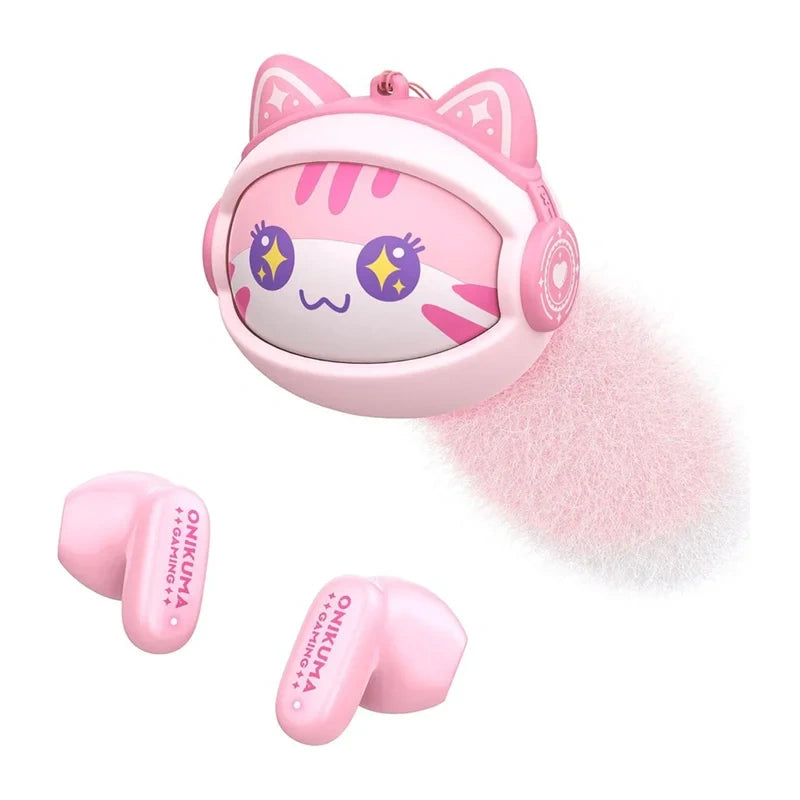 TWS ONIUKMA TX603 headphones (pink)