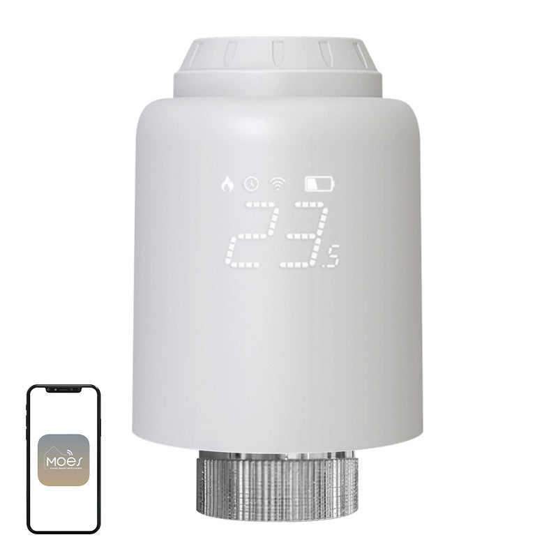 MOES ZTRV-PJ-601-MS Smart Thermostatic Head