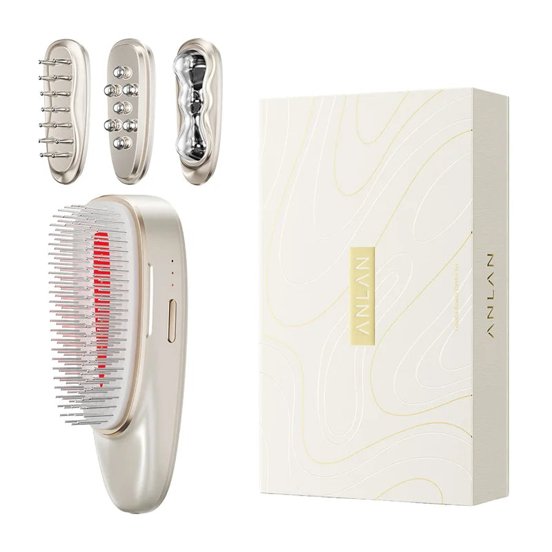 ANLAN 02-AGSY51-0RA 3-in-1 Massager for the Body, Face, and Head