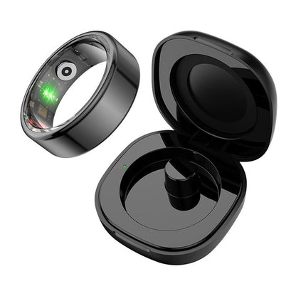 COLMI R02 Smart Ring, size 10, 19.8 mm (black) + charging case