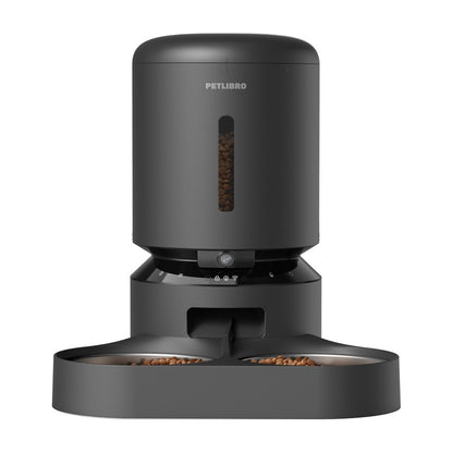 Petlibro Granary camera food dispenser with double bowl, 5L (black)