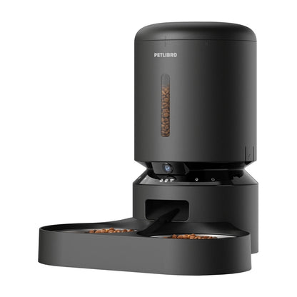 Petlibro Granary camera food dispenser with double bowl, 5L (black)