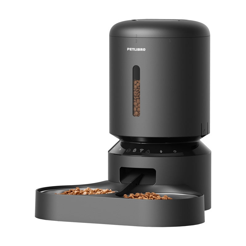 Petlibro Granary food dispenser with double bowl, Wifi, 5L(black)